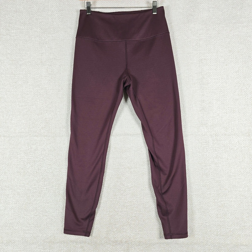 Spyder Active Womens Burgundy Fleece Lined High Waist Leggings SP634R Medium